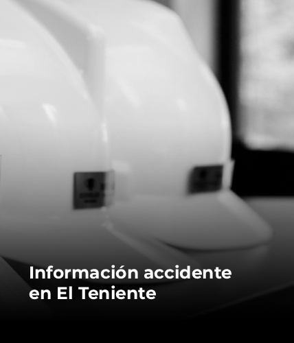 Información accidente en El Teniente